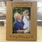 In Loving Memory Memorial Photo Frame Of Grandad