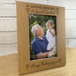 In Loving Memory Memorial Photo Frame Of Grandad