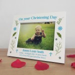 Personalised Photo Frame Gift for Christening Gift Baby Boy Gift