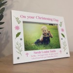 Personalised Photo Frame Gift for Christening Day Baptism Gift