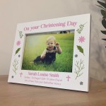 Personalised Photo Frame Gift for Christening Day Baptism Gift