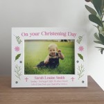 Personalised Photo Frame Gift for Christening Day Baptism Gift