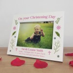 Personalised Photo Frame Gift for Christening Day Baptism Gift