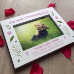 Personalised Photo Frame Gift for Christening Day Baptism Gift