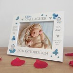 Beautiful Photo Frame Of Baby Boy Personalised Birth Details