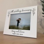 10th Wedding Anniversary 7x5 Photo Frame Tenth Anniversary