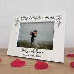 1st Wedding Anniversary 7x5 Photo Frame First Anniversary Gifts