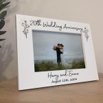 20th Wedding Anniversary 7x5 Photo Frame Keepsake Husband Wife