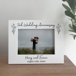 3rd Wedding Anniversary 7x5 Photo Frame Third Anniversary Gift