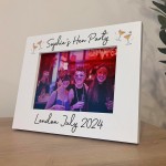 Personalised Hen Party Keepsake 7x5 White Photo Frame Hen Do