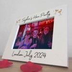 Personalised Hen Party Keepsake 7x5 White Photo Frame Hen Do