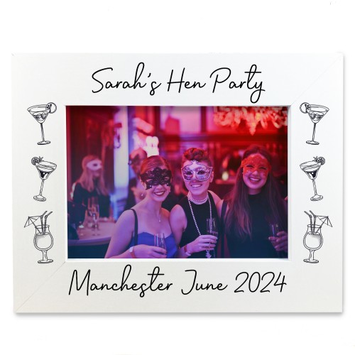 Personalised Hen Party Photo Frame Personalised Hen Do Hen Party