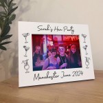 Personalised Hen Party Photo Frame Personalised Hen Do Hen Party