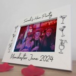 Personalised Hen Party Photo Frame Personalised Hen Do Hen Party