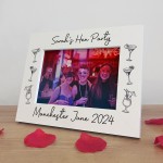 Personalised Hen Party Photo Frame Personalised Hen Do Hen Party