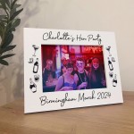 Personalised Hen Party Gifts 7x5 Wood Photo Frame Hen Do Party