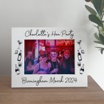 Personalised Hen Party Gifts 7x5 Wood Photo Frame Hen Do Party