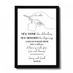 Personalised New Home New Adventures Memories Housewarming Gift