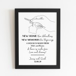 Personalised New Home New Adventures Memories Housewarming Gift