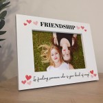 Funny FRIENDSHIP Picture Frame Gift For Best Friend Birthday