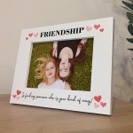 Funny FRIENDSHIP Picture Frame Gift For Best Friend Birthday