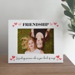 Funny FRIENDSHIP Picture Frame Gift For Best Friend Birthday