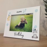 First Birthday Gifts For Baby Boy White Wooden 7x5 Photo Frame