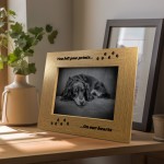 Dog Memorial Frame You Left Paw Prints On Our Hearts Dog Gift