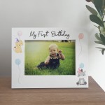 First Birthday Photo Frame Keepsake Gifts 7x5 Frame 1st Birthday