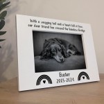 Personalised Pet Memorial Gift Photo Keepsake Memorial Gift Dog