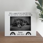 Personalised Pet Memorial Gift Photo Keepsake Memorial Gift Dog