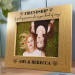 PERSONALISED FRIENDSHIP Picture Frame Gift For Best Friend