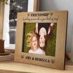 PERSONALISED FRIENDSHIP Picture Frame Gift For Best Friend