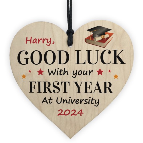 Personalised Good Luck First Year At University Good Luck Gifts 