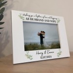 Personalised Wedding Gifts For Couple Husband and Wife 7x5 Frame