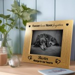 Dog Memorial Photo Frame PERSONALISED Forever Loved 