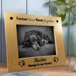 Dog Memorial Photo Frame PERSONALISED Forever Loved 