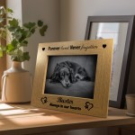 Dog Memorial Photo Frame PERSONALISED Forever Loved 