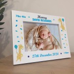 Personalised Newborn Baby Boy Keepsake Gifts Birth Details