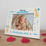 Personalised Newborn Baby Boy Keepsake Gifts Birth Details