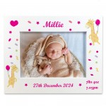 Newborn Baby Girl Keepsake Gifts Personalised Birth Details 