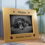 Personalised Dog Memorial Picture Frame Pet Dog Memorial Gift