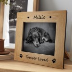 Personalised Dog Memorial Picture Frame Pet Dog Memorial Gift