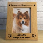 Dog Memorial Photo Frame Keepsake Cat Memorial Personalised