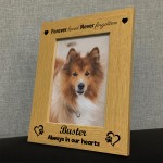 Dog Memorial Photo Frame Keepsake Cat Memorial Personalised