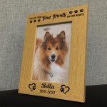 PERSONALISED Dog Wooden Photo Frame Dog Puppy Handmade 7x5