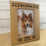 PERSONALISED Dog Wooden Photo Frame Dog Puppy Handmade 7x5