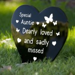 Auntie Memorial Stake In Loving Memory Auntie Graveside Plaque