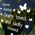 Auntie Memorial Stake In Loving Memory Auntie Graveside Plaque