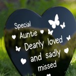 Auntie Memorial Stake In Loving Memory Auntie Graveside Plaque